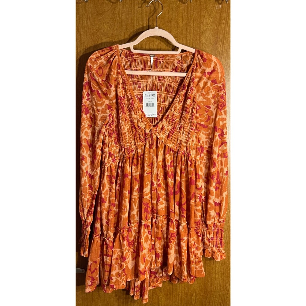 Free People Dark Romance Tunic in Merlot NWT SZ S - Picture 6 of 14